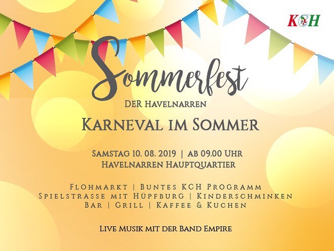 Sommerfest beim KCH 2019